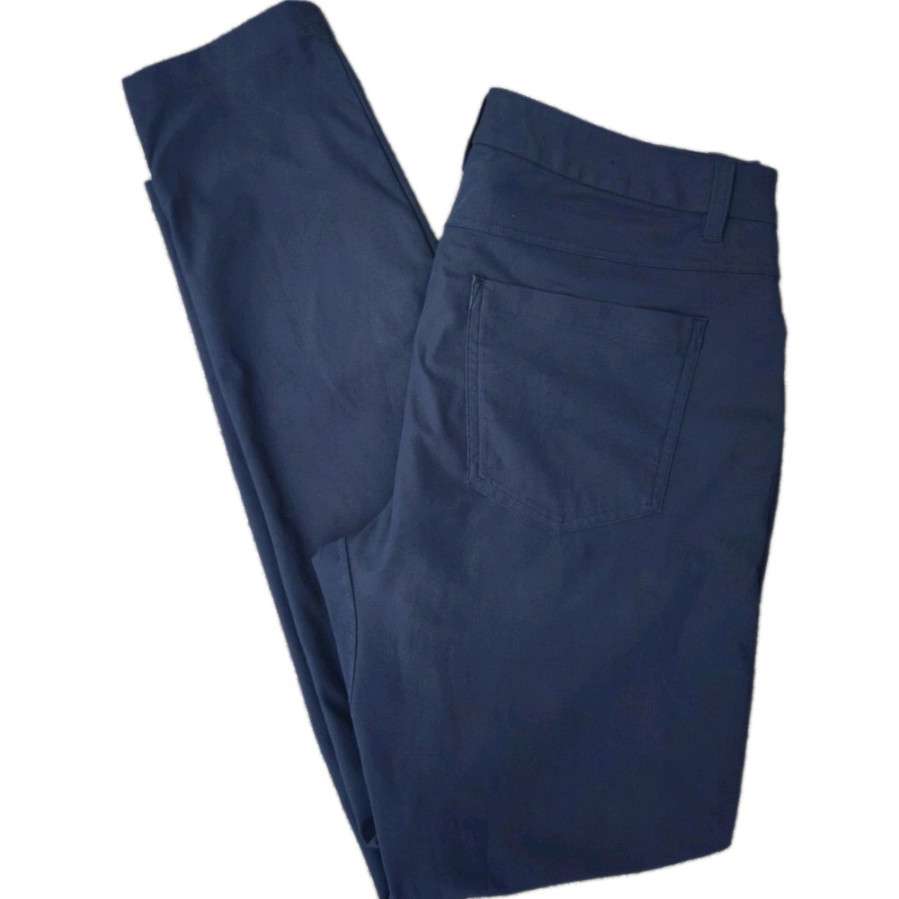 Lululemon ABC Commission Warpstreme Chino Performance Pants Blue Size 34"